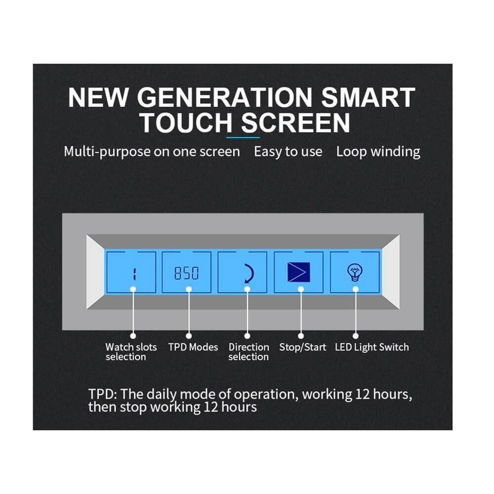 Automatic 2 Watch Winder in Carbon Fibre Finish by Aevitas
