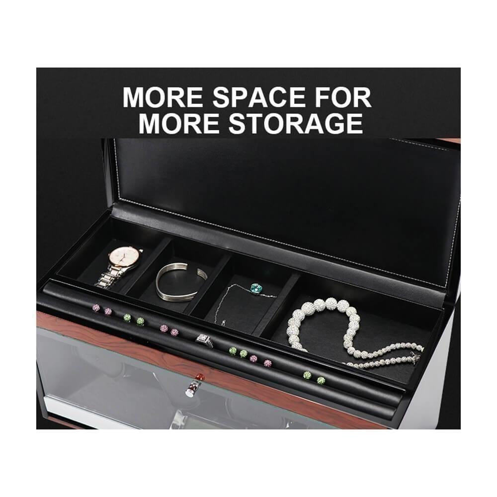 Automatic 2 Watch Winder in Carbon Fibre Finish by Aevitas