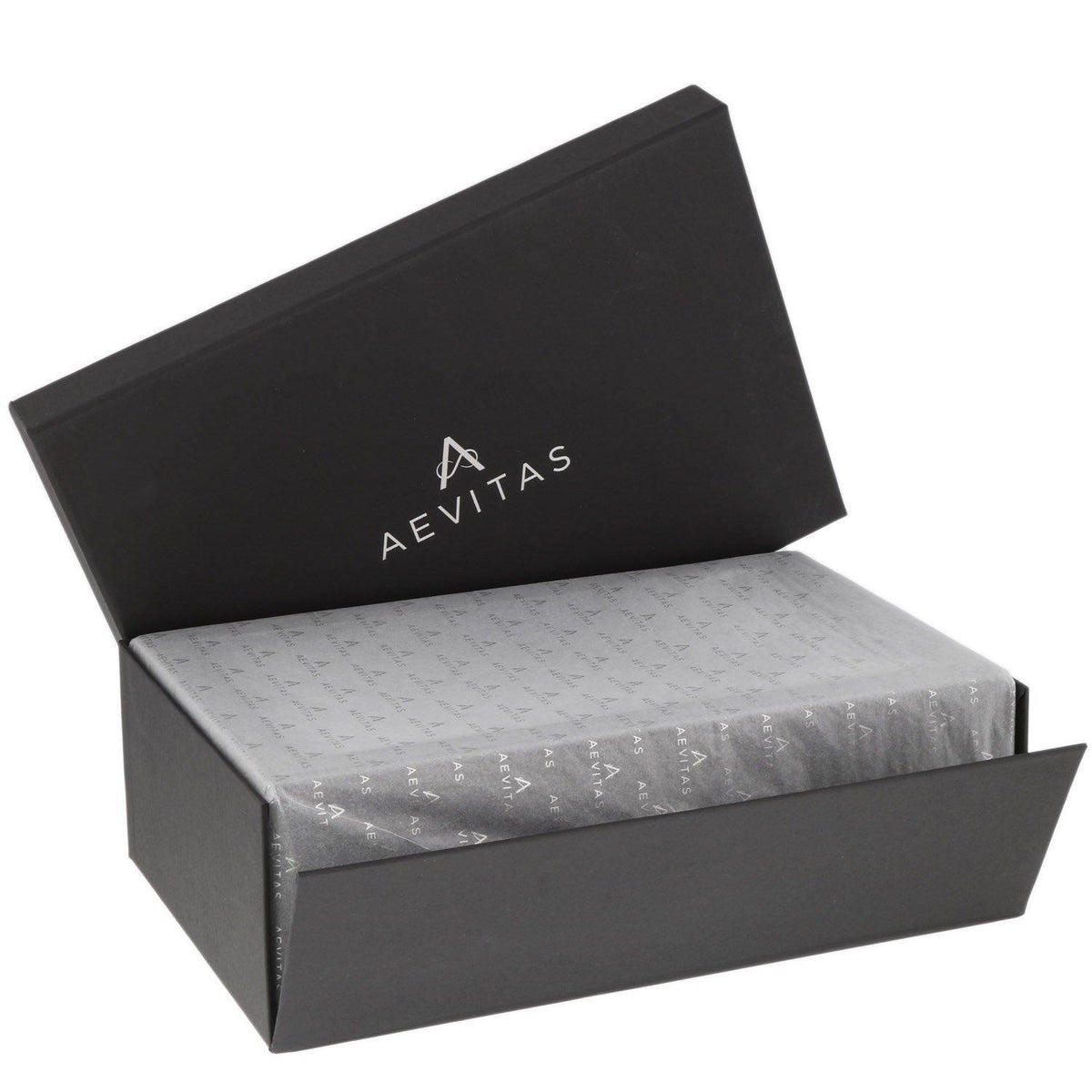 16 Pair Cufflinks and 4 Piece Watch Box in Black Genuine Leather by Aevitas