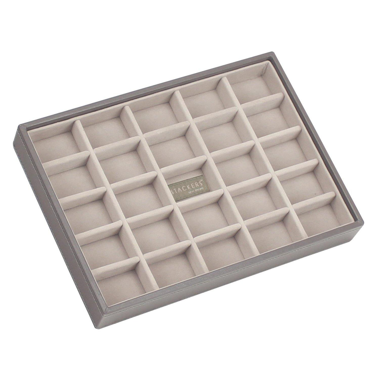 PREMIUM Stackers Mink Jewellery Box 25 Section tray