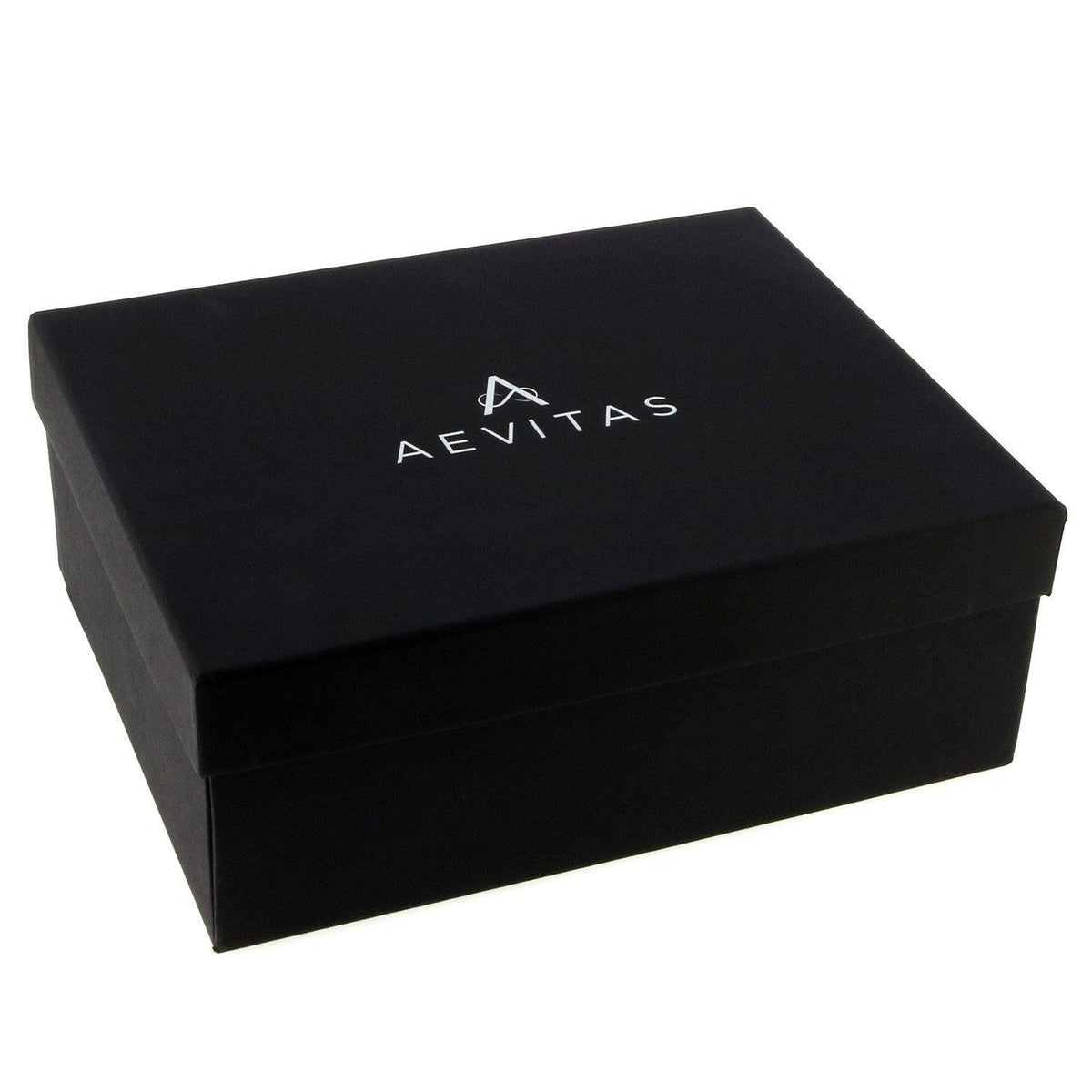 Black Genuine Leather Watch Collectors Box for 8 Wrist Watches Royal Blue Velvet Lining by Aevitas