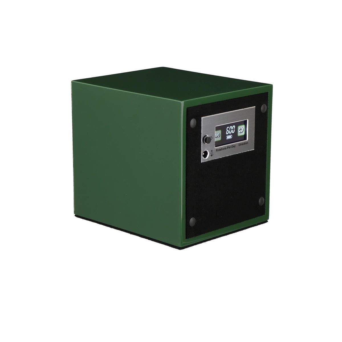 Watch Winder for 1 Automatic Watch in Green Mains or Battery by Aevitas