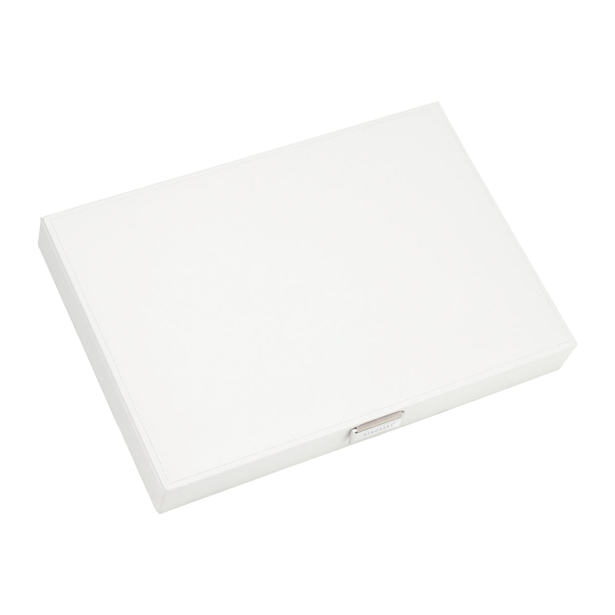 White Premium Super Size Stackers Lidded Tray